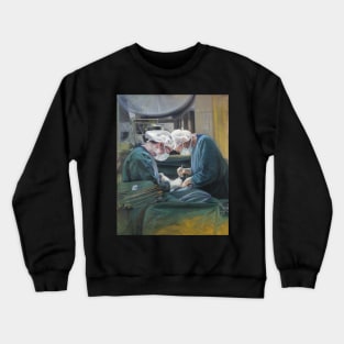 Two Heads as One - Oil Painting by Avril Thomas - Adelaide / South Australia Artist Crewneck Sweatshirt